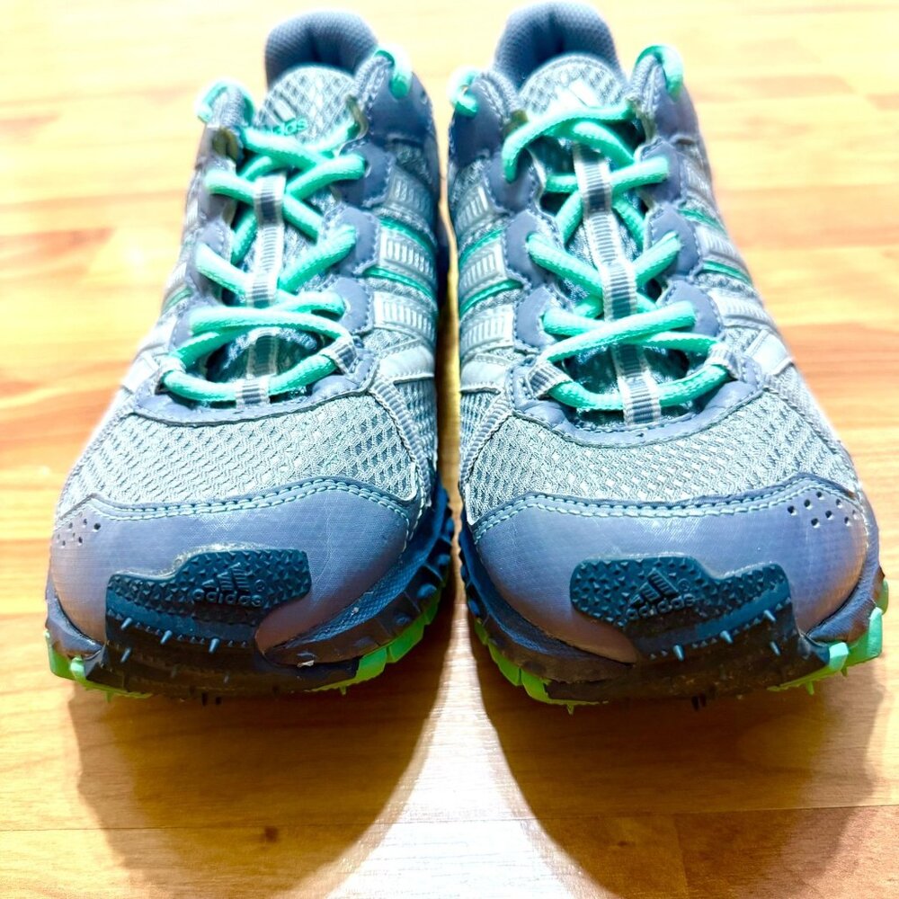 * SOLD * Adidas Womens Thrasher 2 Trail Running Shoes Size 9 Gray Teal - Picture 7 of 10